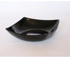 ARC H3671 Piatto Vetro Quadrato Fondo, Nero