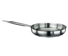 Paderno 11014-20 Padella Un Manico, in Acciaio Inox, 20 cm