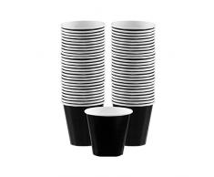 SDG PZ 200 BICCHIERE NERO CL 8 PER CAFFE IN CARTA BLACK PAPER CUP FOR COFFEE BICCHIERINO IN CARTONCINO