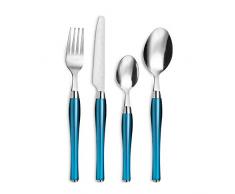 Amefa 2222TBZW00C40 Purity - Set di posate per 6 persone, 24 pezzi