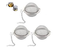 Infusore tè, Infusore Tè in Acciaio Inox, Colino da tè in acciaio inossidabile, Infusore a Sfera da Tè, Spezie Condimento Colino Gancio Filtro Colino Da Tè Filtro Spezie Cottura Infusore Alle Spezie