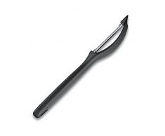 Victorinox 7.6075 - Pela pomodori a Doppia Lama dentellata, pelaverdura e Frutta, Colore: Nero