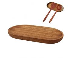 Poggia Mestolo Oucina, Appoggia Mestoli da Cucina in Legno Naturale Retrò Poggia Cucchiaio da Cucina per Portaposate da Banco per Spatole, Cucchiai, Pinze e Altri Utensili da Cucina