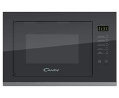 Candy MIG25BNT Forno a Microonde da Incasso con Grill, 25 Litri, 900W, Display Digitale, 8 Livelli di Potenza, 59.5x38.8x40.1 cm, Nero