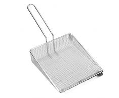 Gojiny Multi- Funzione In Acciaio Inox Fitta Maglia Patatine Fritte Pala Filtro Olio Colino Fritto di Pollo Cotoletta di Pollo Scorie Netto Pala