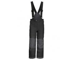 VAUDE Kids Snow Cup Pants III, Pantaloni Bambini, Nero, 122/128
