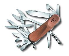 Victorinox, coltellino svizzero in legno Evolution Wood S557 (19 funzioni, lama bloccabile, ergonomico)