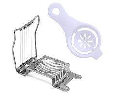 Tagliauova In Acciaio Inox, Tagliauova, Taglia Uovo Sode, Taglia-Uova Per Fettine Sottili Ovali, Separatore Albume DUovo, Separatore Chiaro Di Uovo, Per Gli Utensili Da Cucina