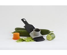 FISKARS Functional Form Affetta Verdure, Acciaio, Nero, 31.79 x 8.3 x 5.57 cm