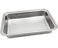 SPICE Amarillo Inox Trio Scaldavivande Portatile Lunch Box 40 W 1litro + Set 2 Vaschette Acciaio Inox Estraibili