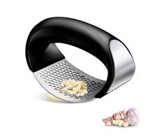 Pressa Aglio,Schiaccia Aglio,Garlic Press,Spremiaglio Professionale,Spremiaglio Manuale,Ergonomic Handle,Cucina