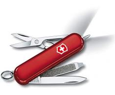 Victorinox Coltello da Tasca Firma Lite (7 Funzioni, Penne a Sfera, Luce LED) - Rosso, Einheitsgröße