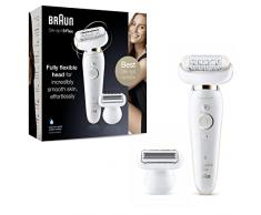 Braun Silk-épil 9 Flex, Depilatore Donna Con Testina Flessibile, Per Epilazione Semplice, Epilatore Wet & Dry Con Testina radente, 9-006 Flex