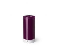 Copenhagen design Pantone To Go, Stainless Steel Travel Mug/Thermo Cup, 430 ml, Aubergine, 229 C, Acciaio Inossidabile, Purple, One Size