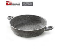 Accademia Mugnano | Linea Cuore di Pietra | Tegame Alto con 2 Manici | Diametro cm.24