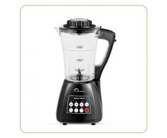 LITTLE BALANCE 8171 Happy Blend, Frullatore Riscaldatore, 8 Programmi Preimpostati, Caldo o Freddo, 1200 W, Nero