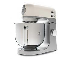 Kenwood KMX750WH Impastatrice Planetaria, 1000 W, Acciaio, plastica, Bianco