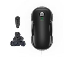 Tosima W2 robot lavavetri, pulitore automatico 3800 PA, con telecomando, navigazione intelligente e rilevamento intelligente dei bordi, adatto per uso esterno e interno, con 12 stracci