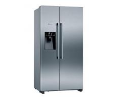 Neff KA3923IE0 Side by Side N70 - Inox-Anti-impronte / 178,7 x 90,8 cm (A x L), frigorifero da 368 l, congelatore da 165 l, FreshSafe 2, NoFrost