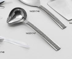 Salsiera in acciaio inox con strass MADE IN ITALY in scatola regalo BOMB