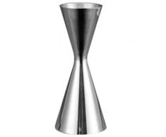 Dosatore Doppio Professionale per Cocktail Liquori Jigger Bevande e Drinks in Acciaio Inossidabile Misurino da Barman per Aperitivi (APL210781)