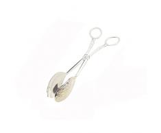 Pinze da Cucina Oro/Argento Fermaglio per Torta di Insalata Vintage Pinza per servire Il Cibo Pinza per Pane Clip per Dessert Clip per servire Il Barbecue Silver Round