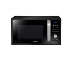 Samsung Forno a Microonde Grill a libera installazione Healthy Cooking MG2AF301TCK/ET, Piatto doratore, QuickDefrost, Microonde + Grill 800 W + 1100 W, 23 L, 49l x 27,5h x 39p cm, Nero