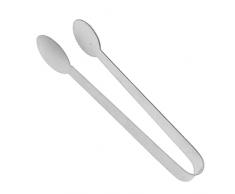 Halatua Mini pinze, a forma di cuore, pinza piccola da portata in acciaio inossidabile, piccola pinza da cucina, per antipasti, tea party, caffè, dessert