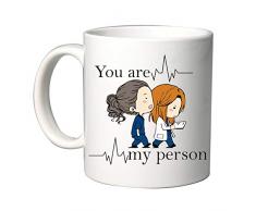 Mr. Gadgets Tazza in Ceramica con Citazione Serie TV You Are My Person