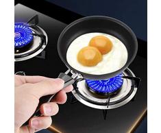 Mini Padella, 12 cm, Padella di Ferro Padella Pentole Antiaderente con Manici per Piccolo Tondo Un Uovo Prima Colazione Rivestito Uovo Omelette