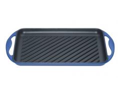 Le Creuset Bistecchiera Rettangolare in Ghisa, Blu Marsiglia
