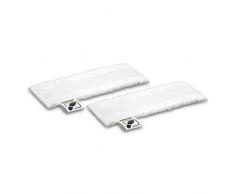 Kärcher EasyFix Panni in microfibra per pavimento, compatibili con lugello EasyFix per tutti i pulitori a vapore Kärcher SC, panni in microfibra di alta qualità, con attaccatura in velcro, 2 pezzi