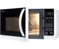 Sharp R-642 WW Forno a microonde 20 lt, Bianco