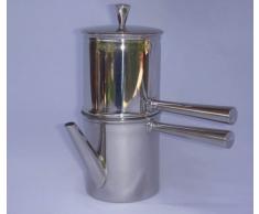 ILSA Napoletana Caffettiera, Acciaio Inossidabile, Argento, 3 Tazze