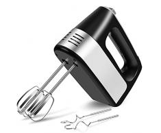 VCKHRRY Sbattitore Elettrico 500W 5 Velocità 2 Battitori 2 Ganci Funzione Turbo Pulsante Di Espulsione Torte Creme Facile Da Usare