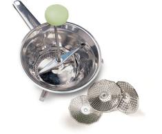 Acea Passaverdure - Patate - Frutta Inox 18/8 Diametro 24 Cm. 3 Dischi con Piedini Fissi