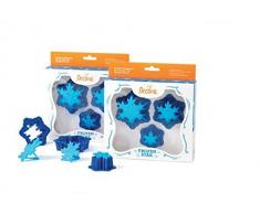 Decora Frozen Star Set Tagliapasta con Imprimi, Blu, 6 Pezzi