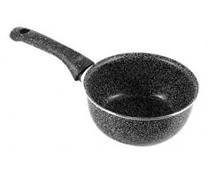Home Stone Casseruola Antiaderente, con Manico, Pietra, Antracite/Grigio, 14 cm