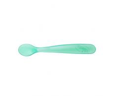 Chicco 00006828210000 Morbido Cucchiaio, Silicone, 6+ Mesi, Azzurro, 2 Pezzi