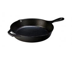 Lodge L8SK3 Tegame tondo, 26 cm (10.25 pollici), Nero