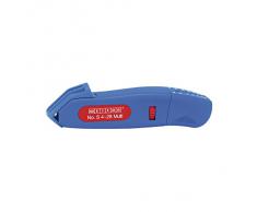 Weicon 50057328 - Coltello spelafili 4-28, multi blister, blu/rosso