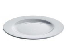 Alessi AJM28/1 Platebowlcup Piatto Piano in Porcellana Bianca, Set da 4