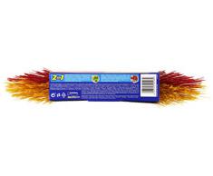 Vileda Scopa 2 in 1 per Giardino, Fibre per Fogliame e Ciottoli