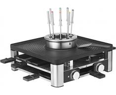 WMF 415480011 - Raclette 3 in 1, in acciaio INOX Cromargan, colore: Acciaio