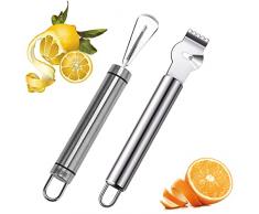 Grattugia Limone,Grattugia per Agrumi,Grattugia per Limone,Zester,Grattugia Agrumi,Grattugia Limoni Professionale,Sbuccia Arance, Gratta Formaggio per Agrumi Pelapatate Sbucciatrice per Arance e Lime
