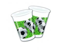 Procos - Football Party 8 Bicchieri da festa Ø 23 cm