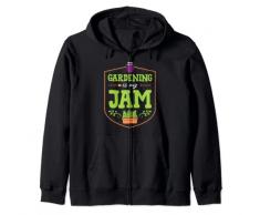Il giardinaggio è la mia marmellata divertente carino contenitore di frutta citazioni da giardino Felpa con Cappuccio