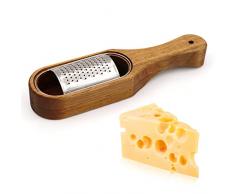 YOYIAG Grattugia per Formaggio, affettatrice per Verdure, grattugia Quadrata per Formaggio, grattugia per parmigiano con Contenitore, grattugia per Formaggio con manovella, grattugia per Patate Crude