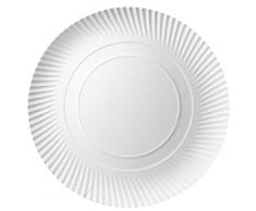 Ecodaisy® Piatti Pizza Biodegradabili 100 pezzi Piatti di Carta, Piatti monouso, Piatti usa getta, Piatti per la festa (32 cm 200 pz. 75,00)