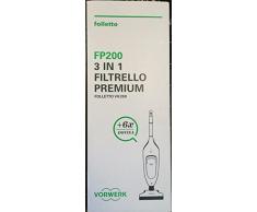 6 SACCHETTI + 6 DOVINA FP200 FILTRELLO PREMIUM ORIGINALE PER FOLLETTO VK200